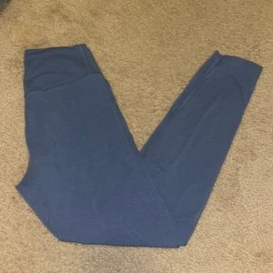 OLD NAVY ACTIVE Never worn light blue high waisted extra small women’s leggings.
